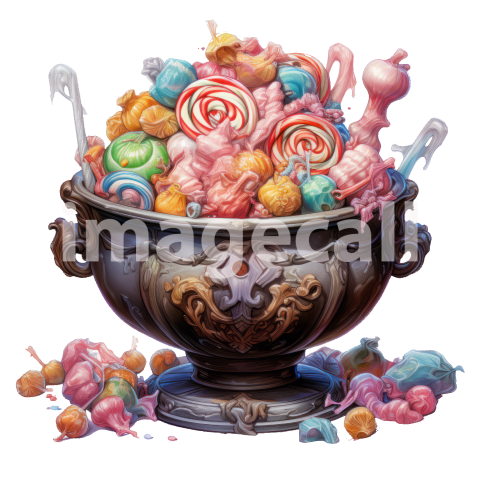 Clipart Candy Cauldron (5)