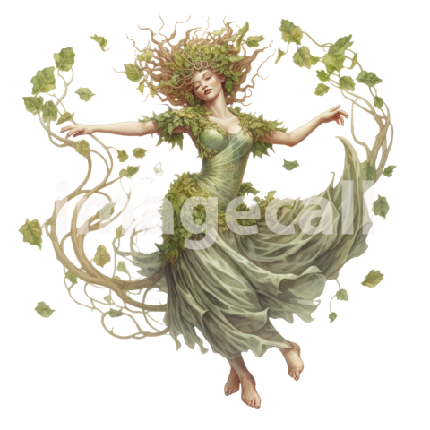 Clipart Lady Dryad (2)