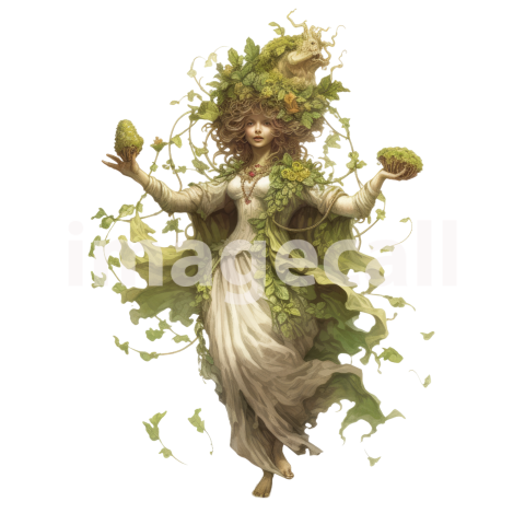 Clipart Lady Dryad (4)