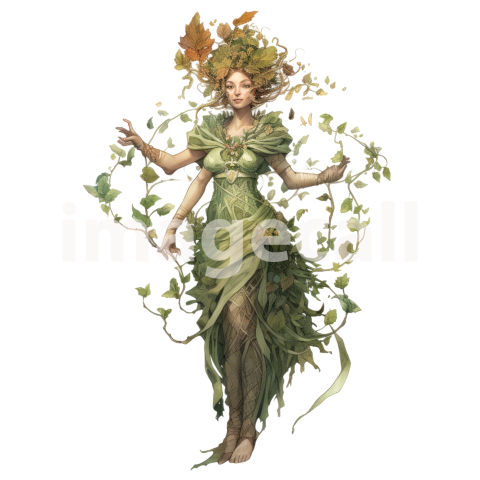 Clipart Lady Dryad (7)