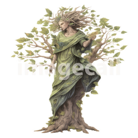 Clipart Lady Dryad (9)