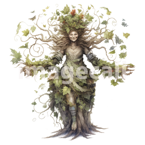 Clipart Lady Dryad (8)