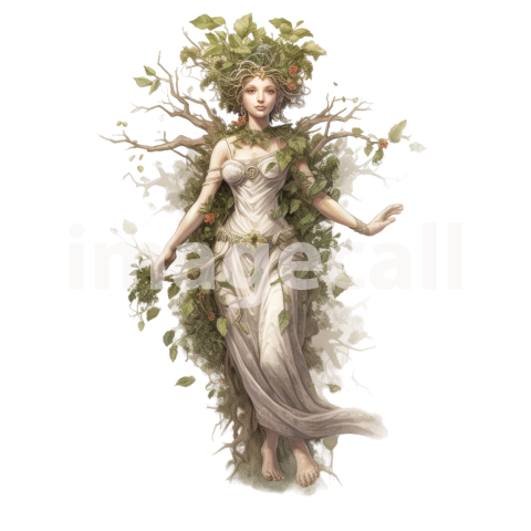 Clipart Lady Dryad (12)