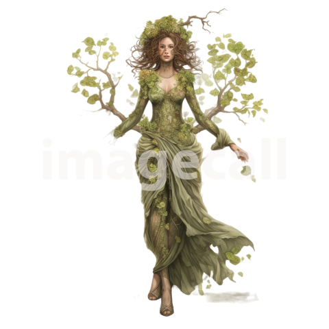 Clipart Lady Dryad (18)