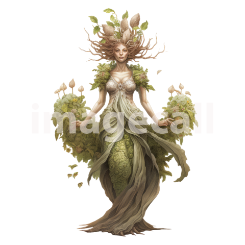 Clipart Lady Dryad (17)