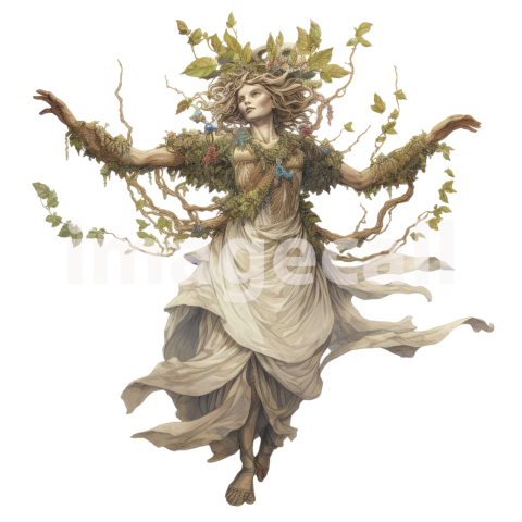 Clipart Lady Dryad (20)
