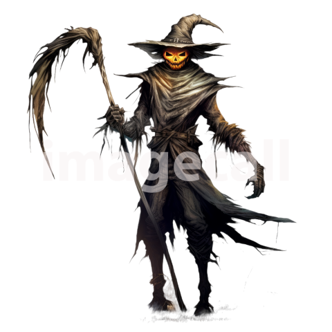 Clipart Scary Scarecrow (7)