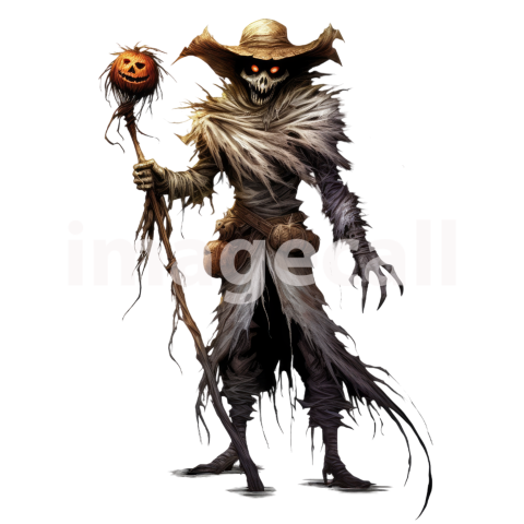 Clipart Scary Scarecrow (5)