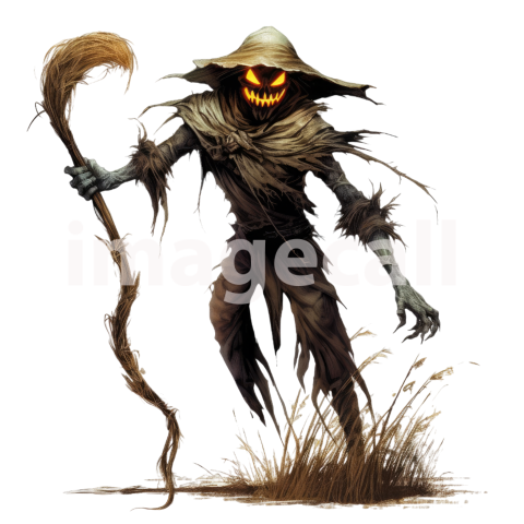 Clipart Scary Scarecrow (2)