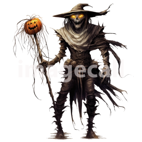 Clipart Scary Scarecrow (8)