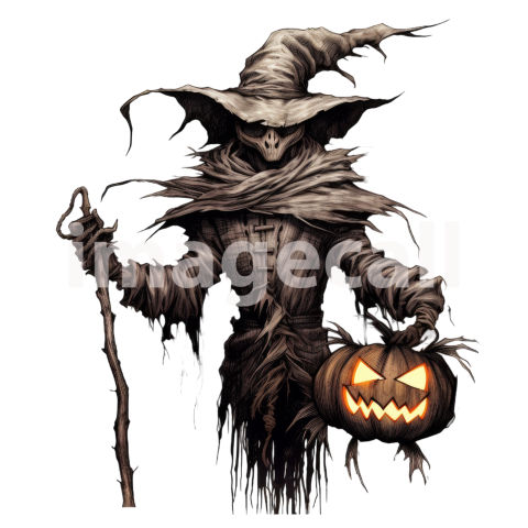 Clipart Scary Scarecrow (9)