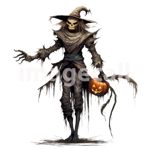 Clipart Scary Scarecrow (11)