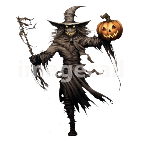 Clipart Scary Scarecrow (13)