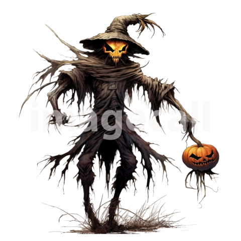 Clipart Scary Scarecrow (12)