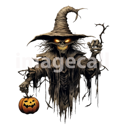 Clipart Scary Scarecrow (15)