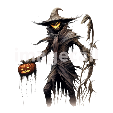 Clipart Scary Scarecrow (18)