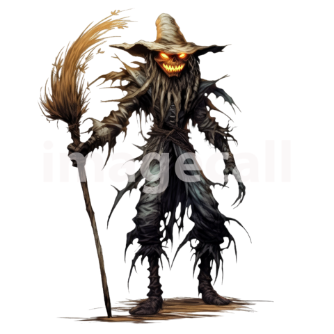 Clipart Scary Scarecrow (19)