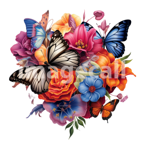 Floral butterflies (1)300dpi