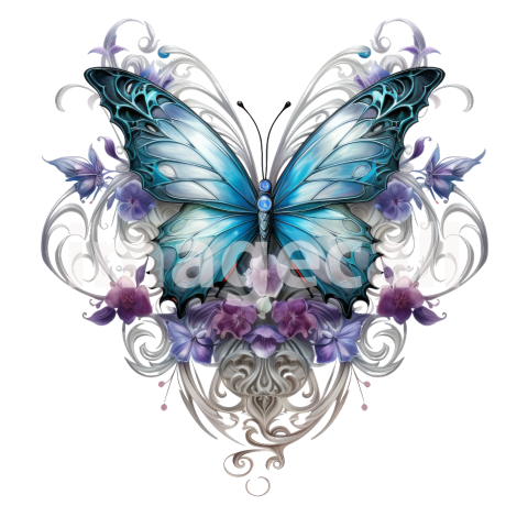 Floral butterflies (14)300dpi