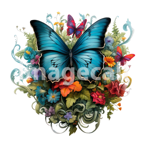 Floral butterflies (12)300dpi