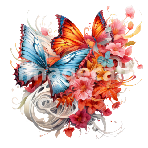 Floral butterflies (19)300dpi