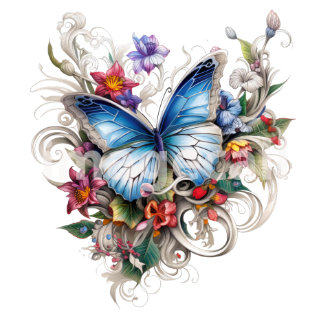 Floral butterflies (20)300dpi