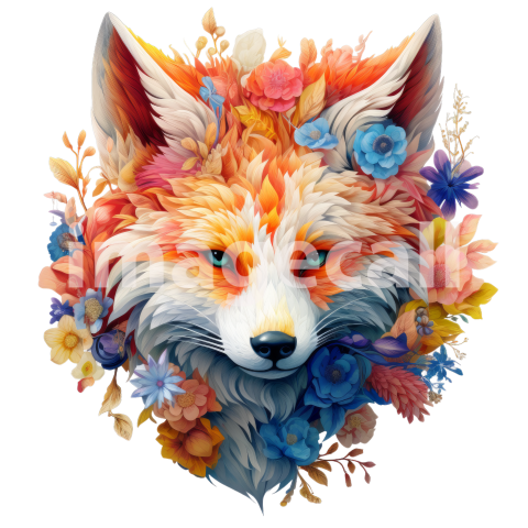 Floral fox (1)300dpi