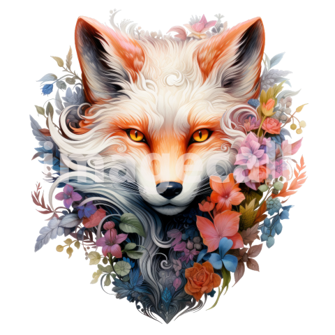 Floral fox (4)300dpi