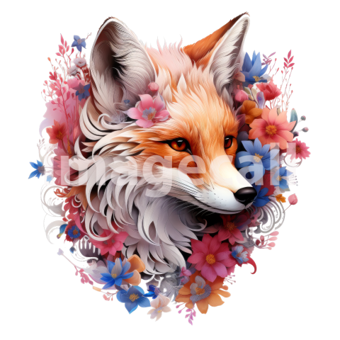 Floral fox (5)300dpi
