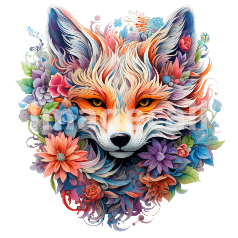 Floral fox (3)300dpi