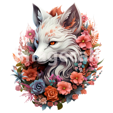 Floral fox (10)300dpi