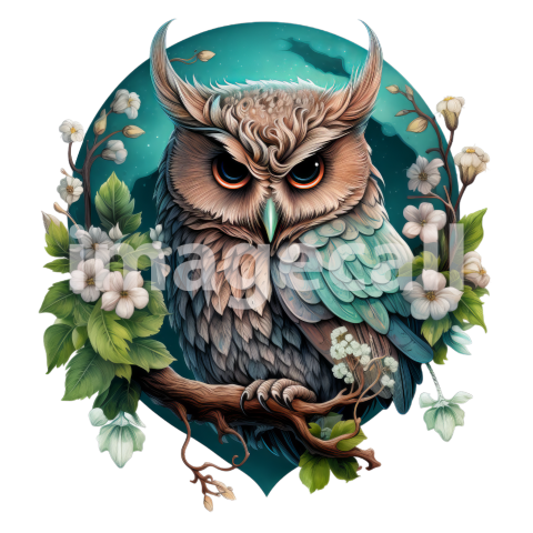 Floral owl (2)300dpi