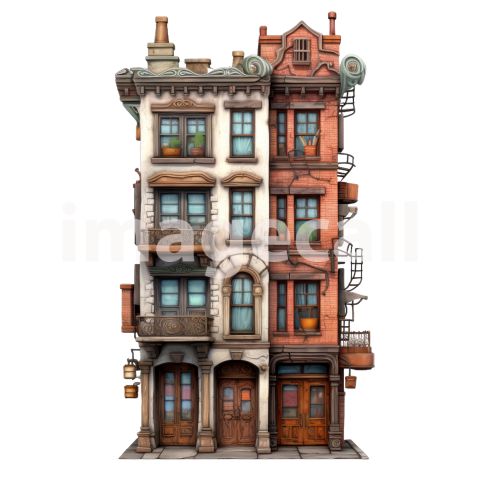 Clipart New York Townhouse (2)