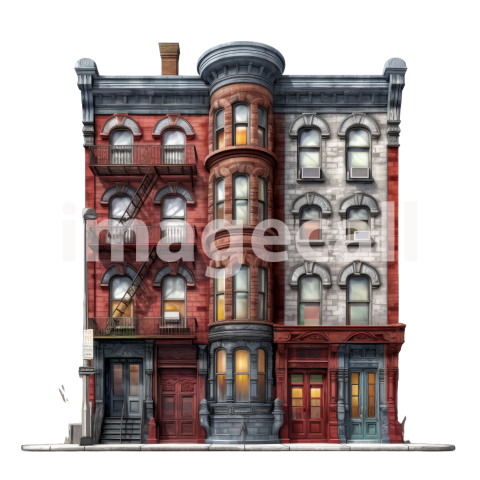 Clipart New York Townhouse (3)