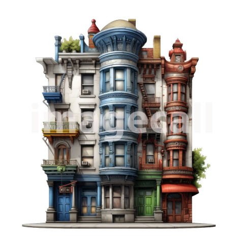 Clipart New York Townhouse (4)