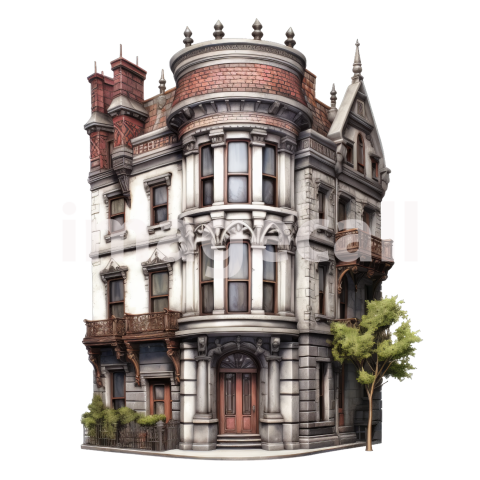 Clipart New York Townhouse (5)