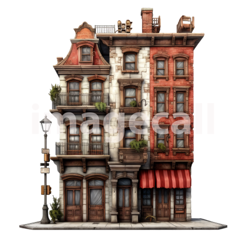 Clipart New York Townhouse (6)