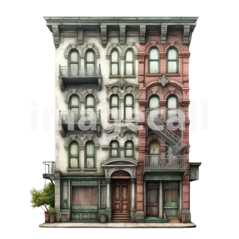 Clipart New York Townhouse (7)
