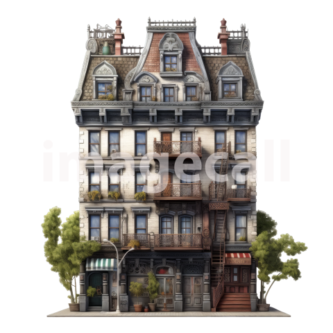 Clipart New York Townhouse (11)