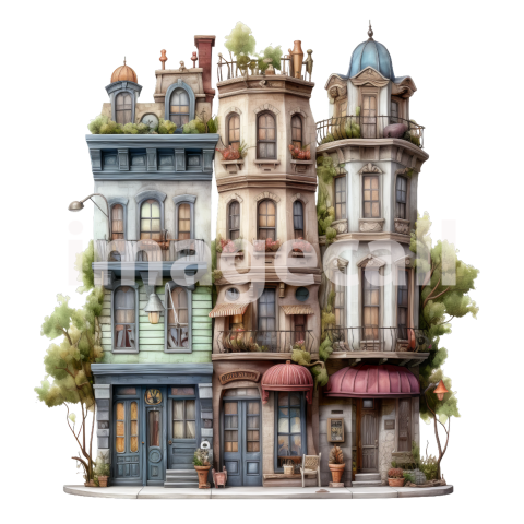 Clipart New York Townhouse (10)