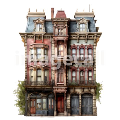 Clipart New York Townhouse (12)