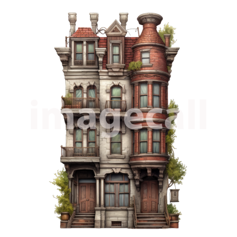 Clipart New York Townhouse (20)