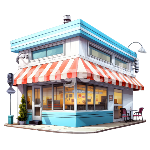 CLipart Classic American DIner (9)300dpi