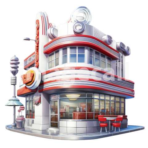 CLipart Classic American DIner (11)300dpi