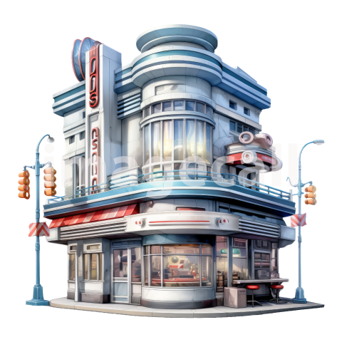 CLipart Classic American DIner (16)300dpi