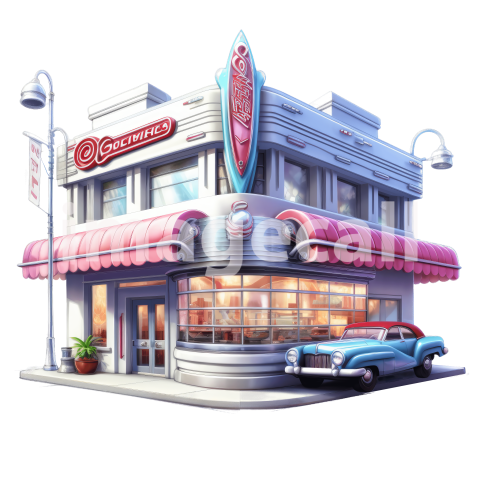 CLipart Classic American DIner (20)300dpi