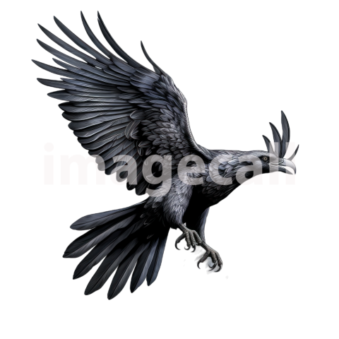 Clipart Raven (2)300dpi