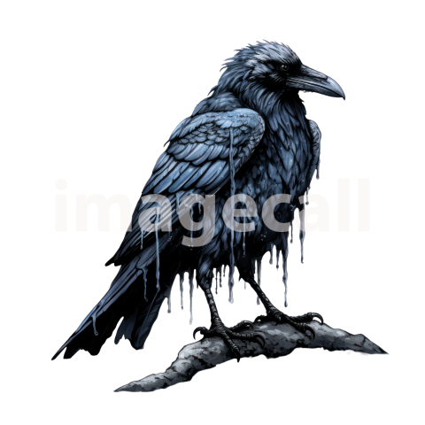 Clipart Raven (3)300dpi