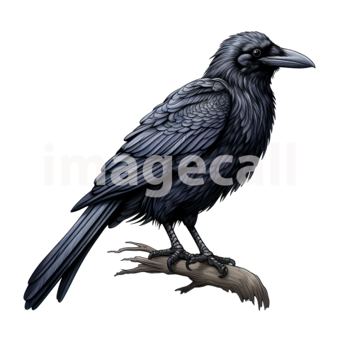 Clipart Raven (9)300dpi