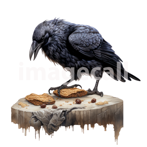 Clipart Raven (4)300dpi